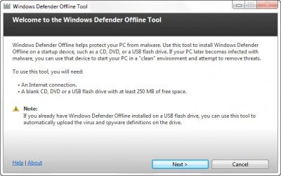 Windows defender offline not working on iphone