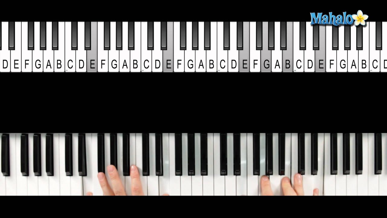 How To Play Paint It Black On Piano